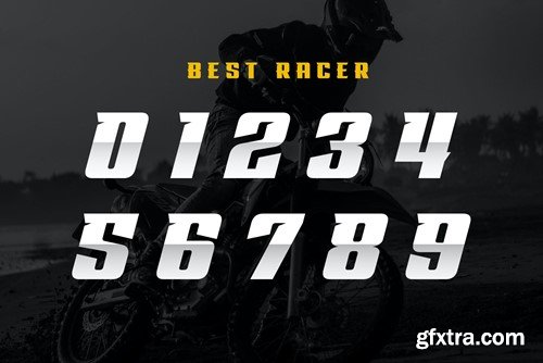 Best Racer Racing Font TWEE5GQ