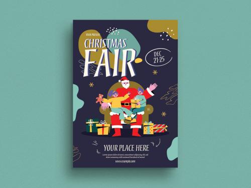 Christmas Kids Flyer Layout - 397051379