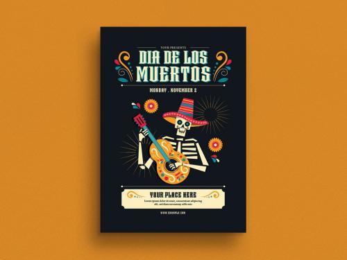 Dia De Los Muertos Flyer Layout - 397051397