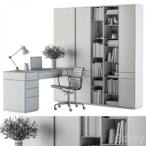 Office Furniture Wardrobe and Table - Home Office 36