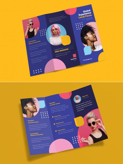 Trifold Brochure Layout - 397069081