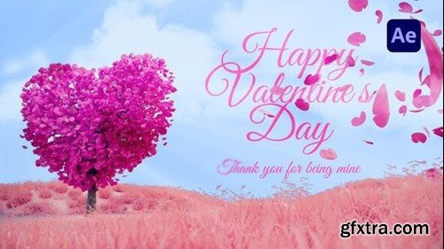 Videohive Valentine's Tree Wishes Reveal 50511360