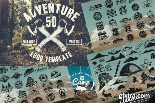 Outdoor Logo Design Pack 15xPSD