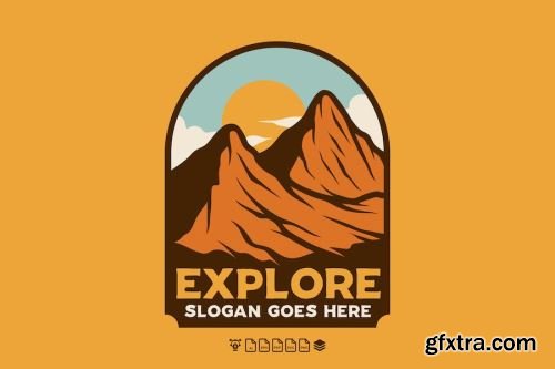 Outdoor Logo Design Pack 15xPSD