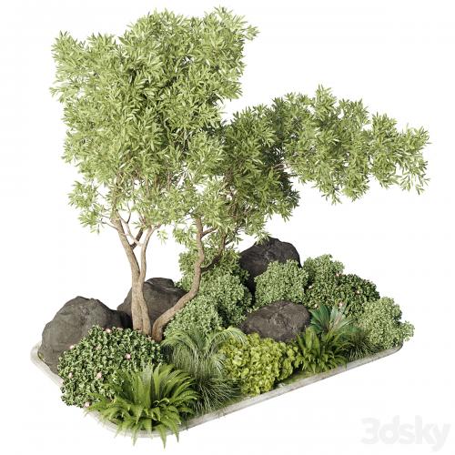 Collection 40 outdoor and indoor pot plant &amp; tree &amp; bush &amp; fern the garden set pot