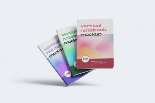 Vertical Notebook Mockup Set