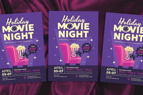 Fun Movie Night Flyer