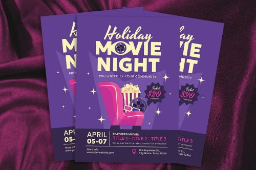 Fun Movie Night Flyer