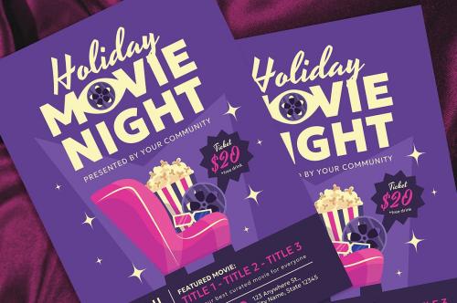 Fun Movie Night Flyer