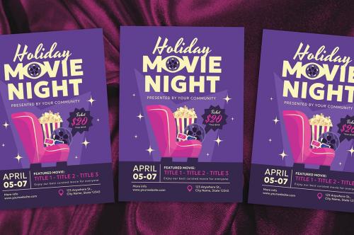 Fun Movie Night Flyer