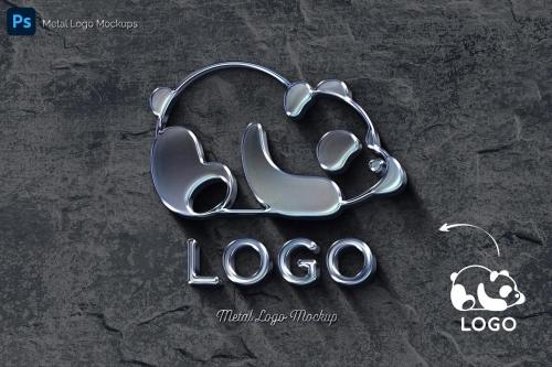 Metal Logo Mockups