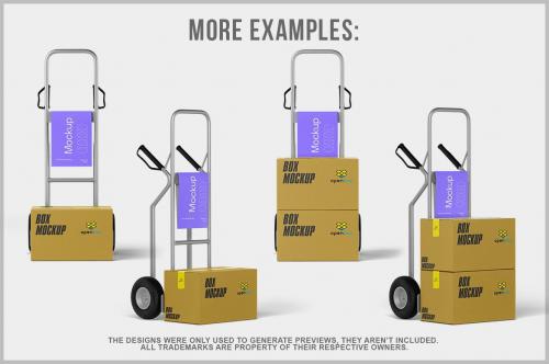 Hand Truck Mockup