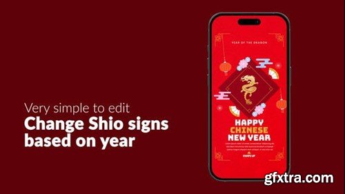 Videohive Flat Chinese New Year Instagram Reel 50519715