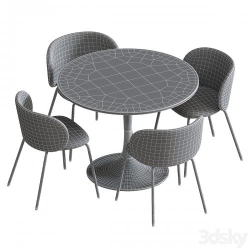 IKEA DOCKSTA KRYLBO table and chairs