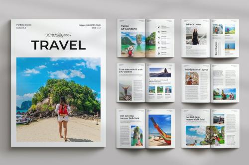 Travel Magazine Template