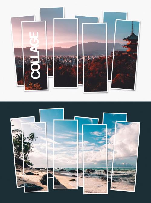 Gallery Photo Collage Mockup - 397300411