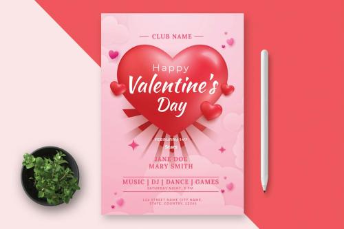 Valentine Flyer Layout