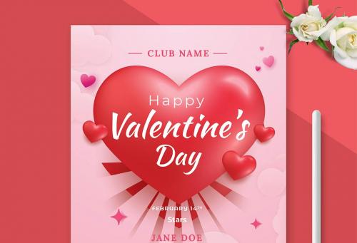 Valentine Flyer Layout