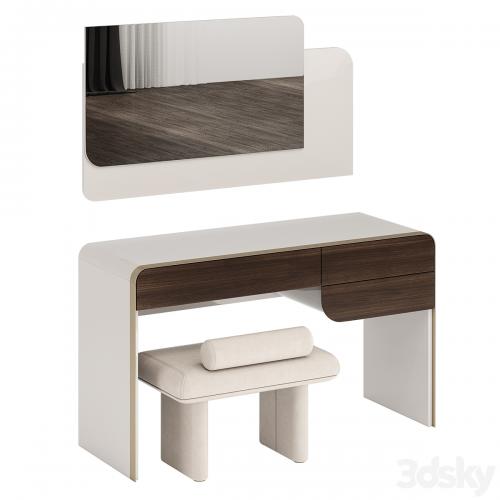 Turri SOUL Dressing Table with ZERO Pouf