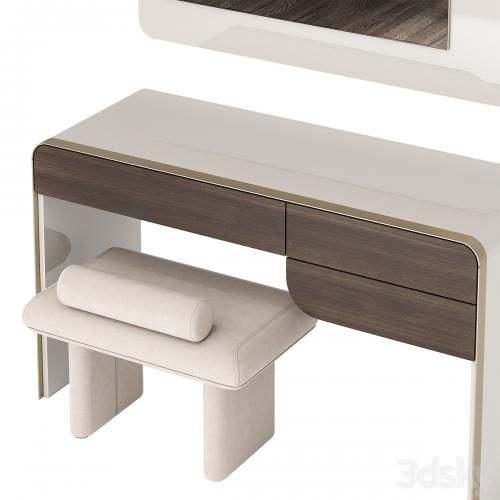 Turri SOUL Dressing Table with ZERO Pouf