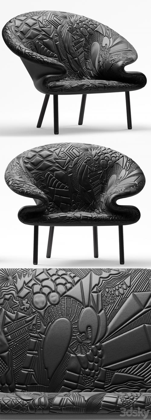Sofa and armchair Doodle Moroso