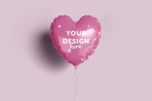 Love Balloon Mockup