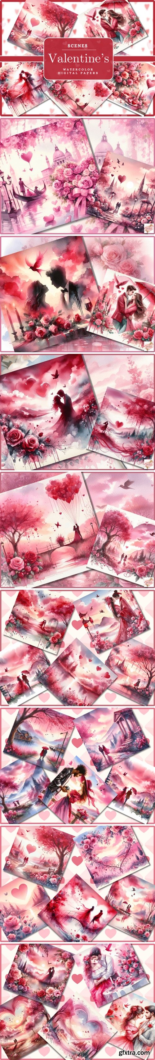 Valentine Backgrounds - Valentine Papers 88701791