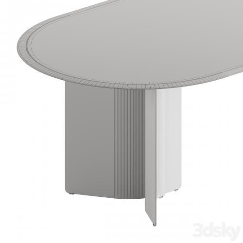 WAVE Oval Table by Marelli