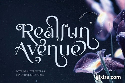 Realfun Avenue - Elegant Decorative Serif MC9BZNQ