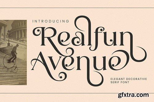 Realfun Avenue - Elegant Decorative Serif MC9BZNQ