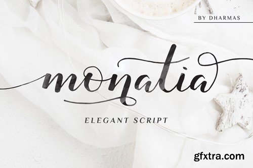 Monatia - Handwritten Elegant Script C9QB3A7