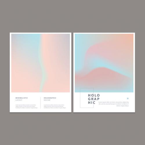 Abstract Minimal Holographic Flyer Layouts - 398582971