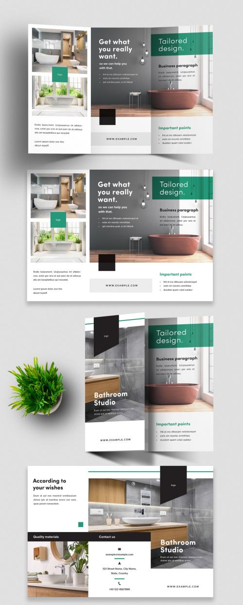 Modern Trifold Brochure Layout - 399344129