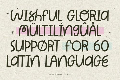 Wishful Gloria - Playful Curly Font