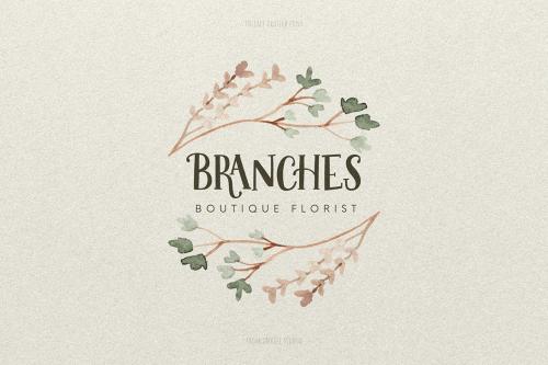 Foliage Exotica - Handwritten Serif