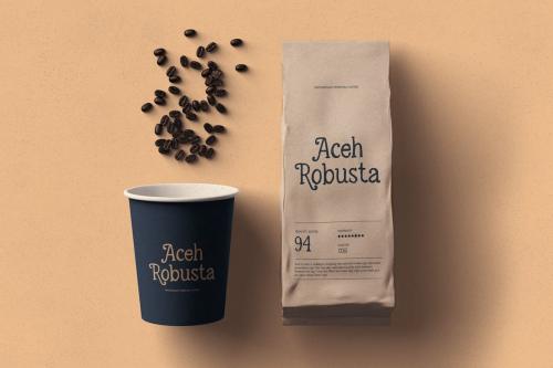 Light Roast - Handdrawn Serif