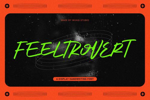 Feeltrovert - A Display Handwriting Font