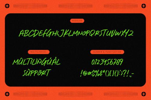 Feeltrovert - A Display Handwriting Font