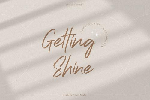 Getting Shine - Stylish Script