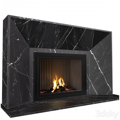 Marble Fireplace in Art Deco style. Marble Fireplace modern ArtDeco