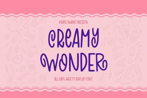 Creamy Wonder | Display Font