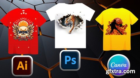 T-Shirt Design Bootcamp: Photoshop, Illustrator & Canva