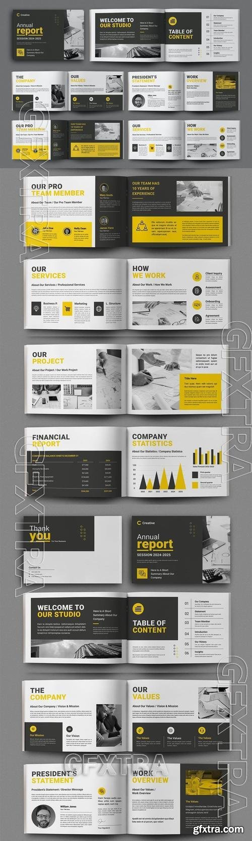 Annual Report Template ZP546ZW