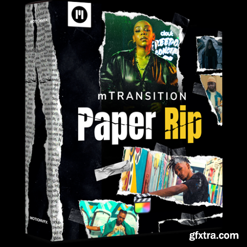 MotionVFX - mTransition Paper Rip for FCP