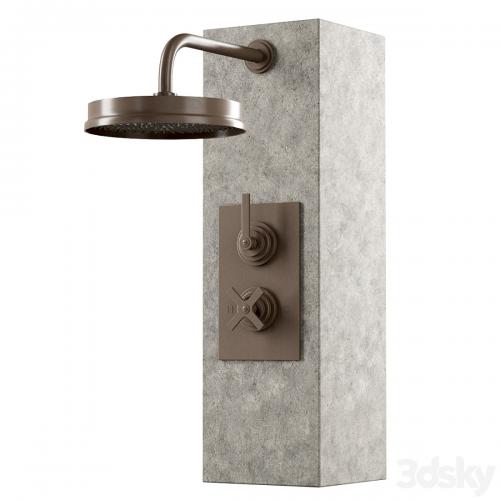 Landmark pure urban shower by Samuel Heath / Shower faucet