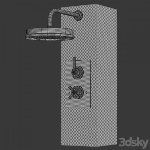 Landmark pure urban shower by Samuel Heath / Shower faucet