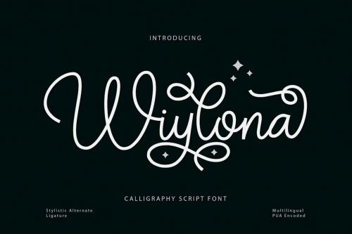 Wiylona - Chic Calligraphy Font