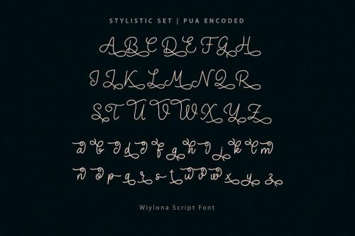 Wiylona - Chic Calligraphy Font