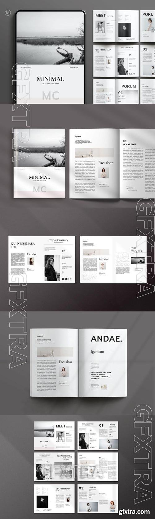 Minimal Magazine Template 