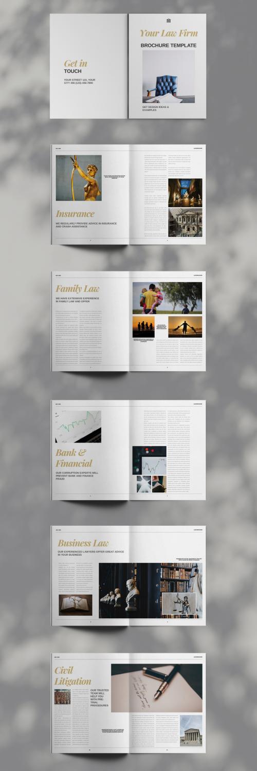 Law Firm Brochure Layout - 399635125